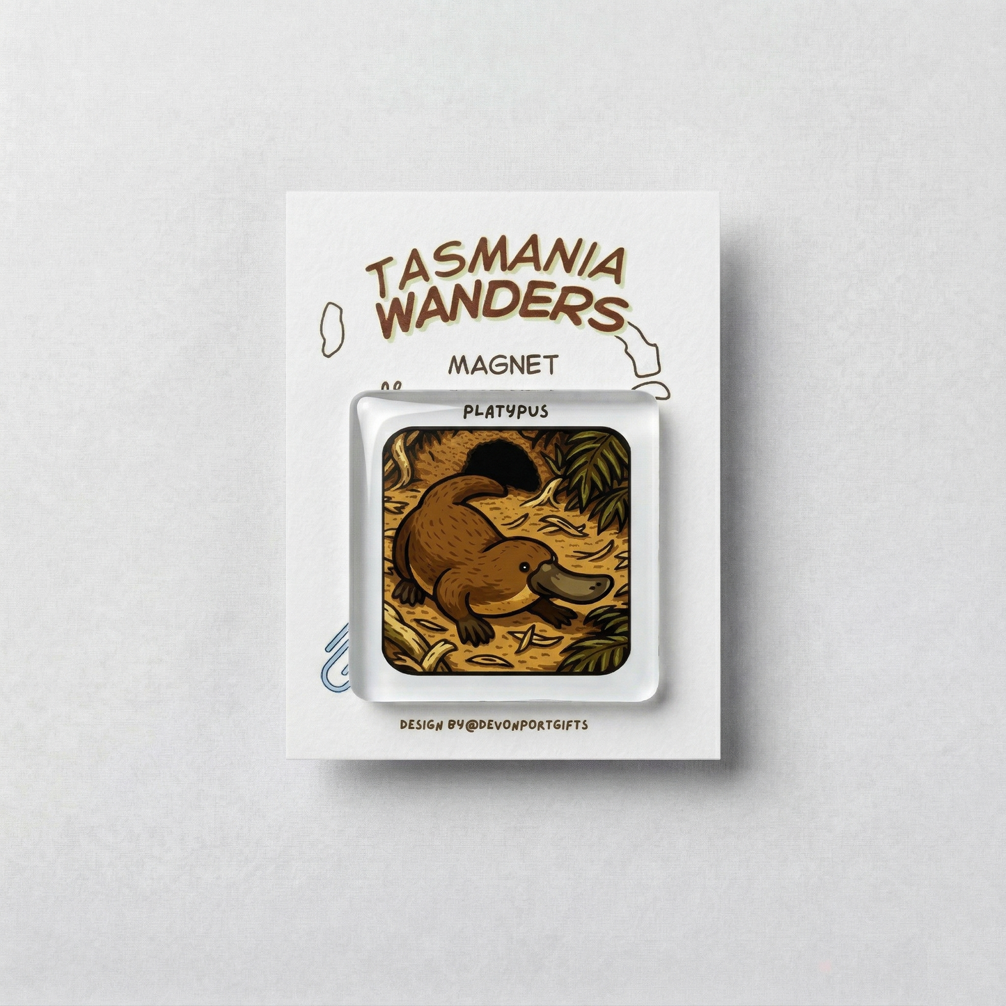 Platypus - Tasmania Wanders Magnets