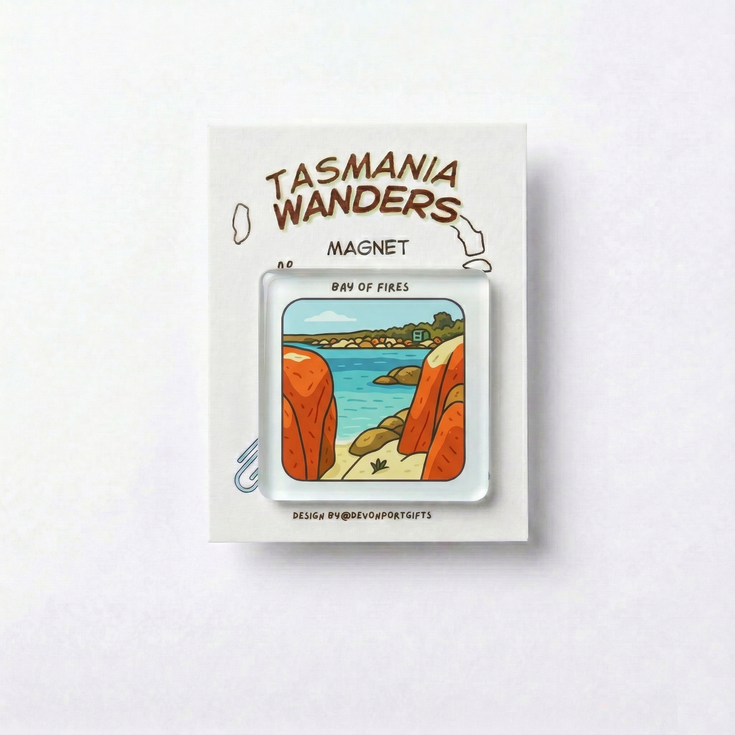 Bay of fires 2 - Tasmania Wanders Magnets