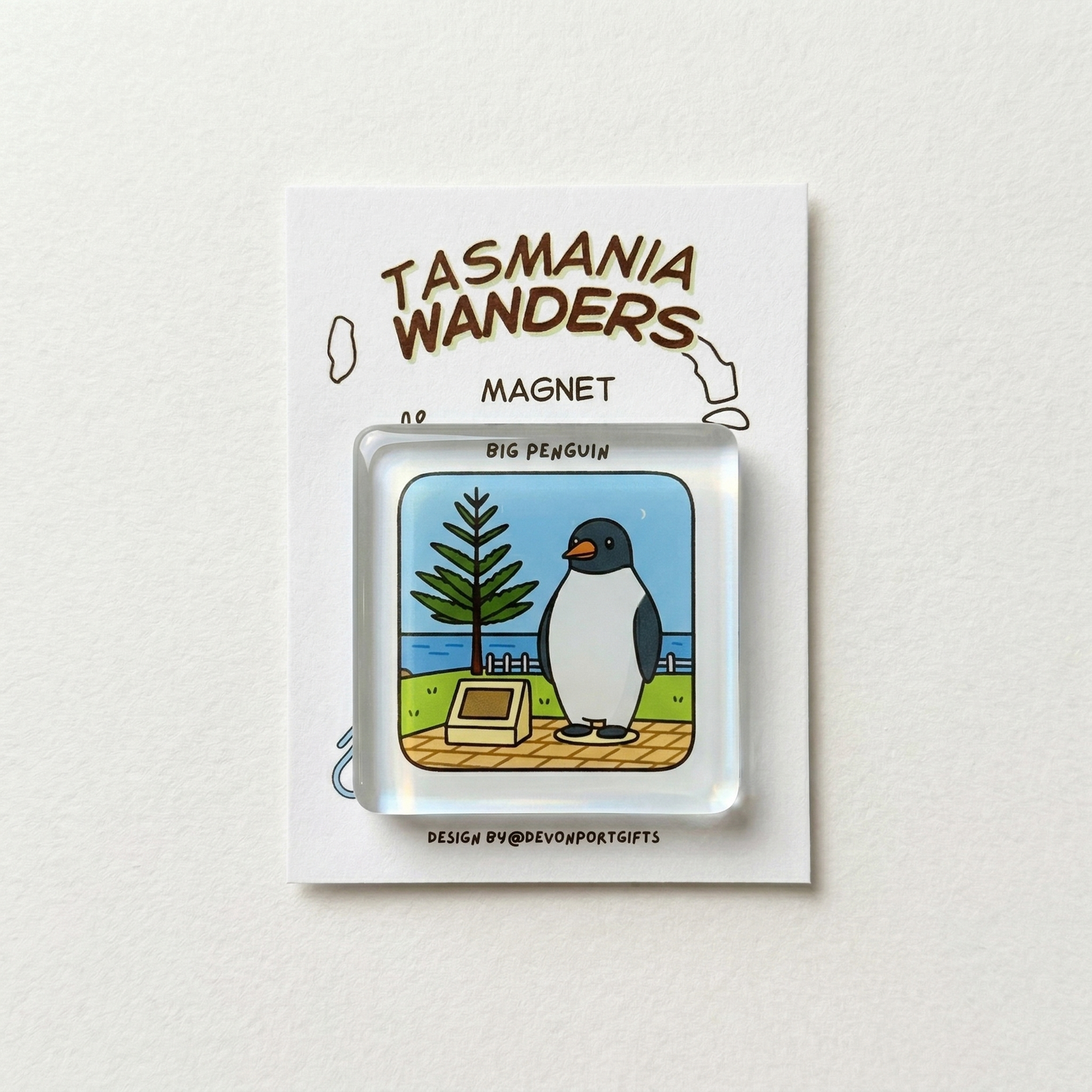 Big Penguin - Tasmania Wanders Magnets