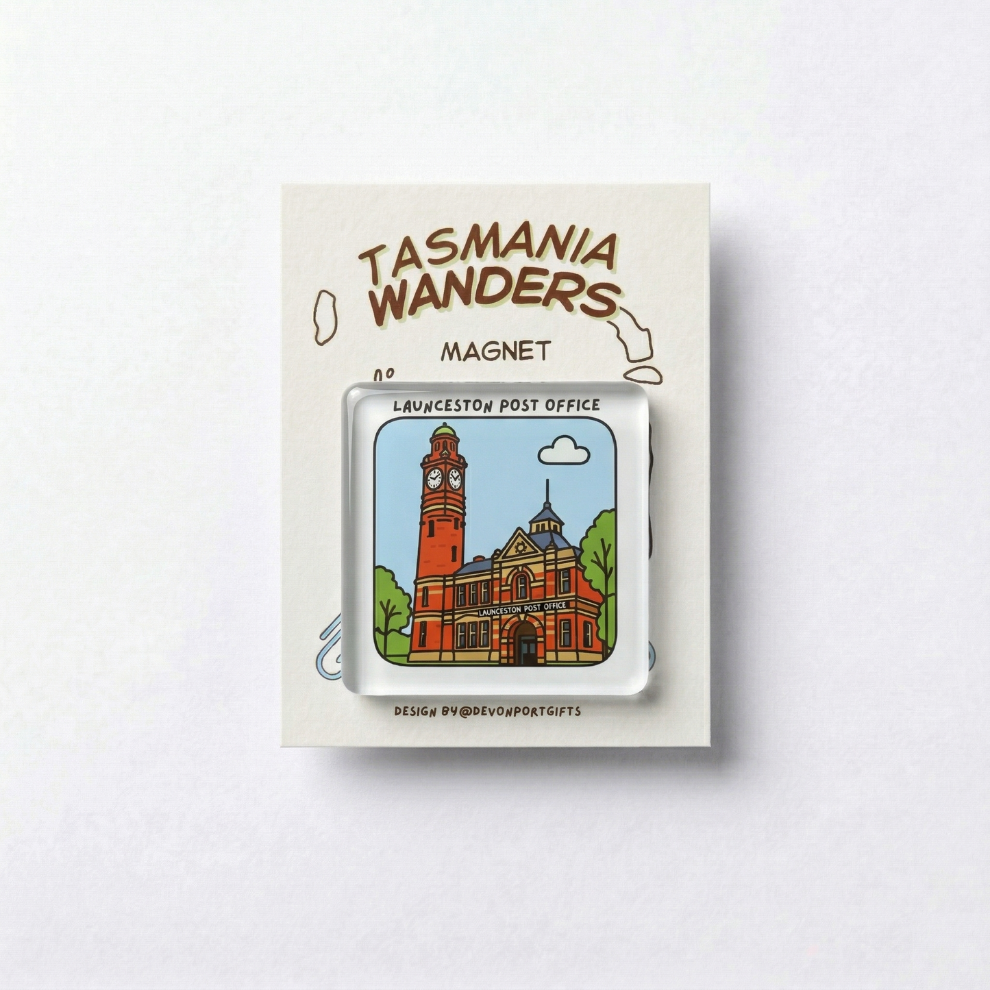 Launceston Post Office - Tasmania Wanders Magnets