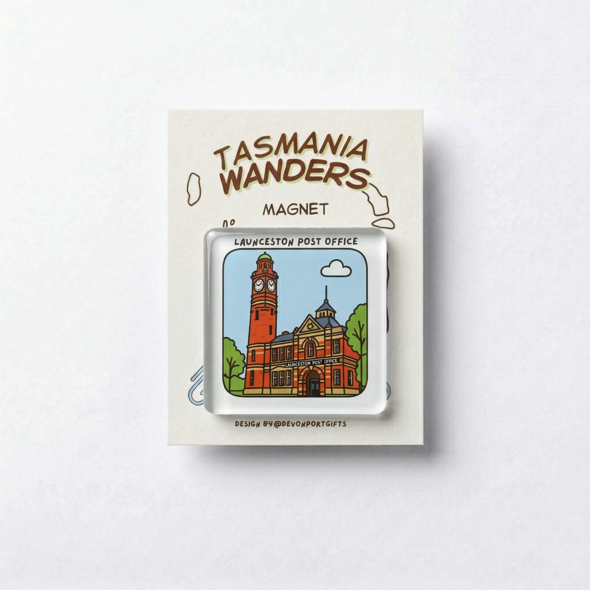 Launceston Post Office - Tasmania Wanders Magnets