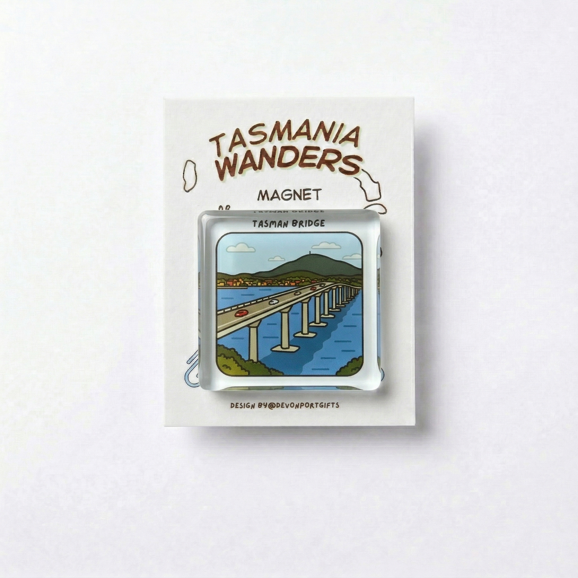 Tasman bridge- Tasmania Wanders Magnets