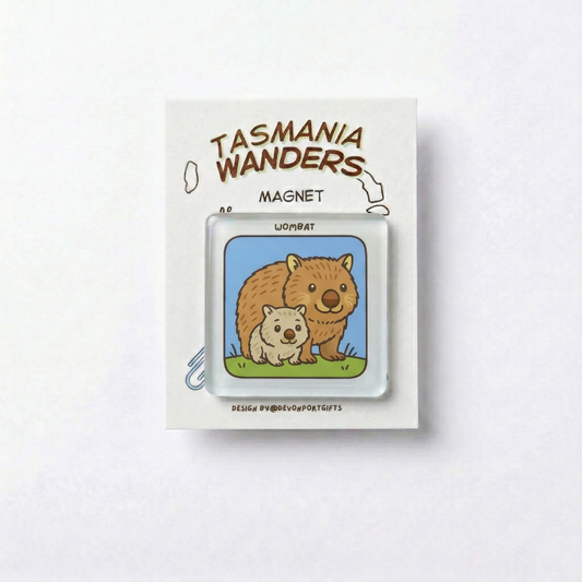 Wombat - Tasmania Wanders Magnets